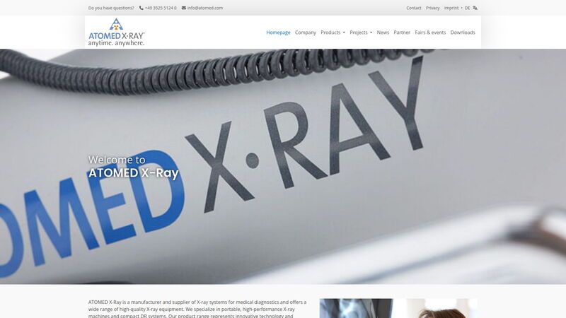 Bildschirmfoto des Projekts „ATOMED X-Ray“